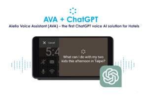 Aiello Voice Assistant (AVA) – the first ChatGPT voice AI solution for hotels Aiello Voice Assistant (AVA) – the first ChatGPT voice AI solution for hotels 